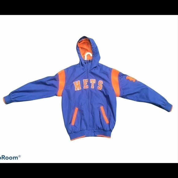NY Mets Vintage Zip Up Jacket - Picture 1 of 6
